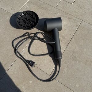 Gray Hair Dryer with Diffuser